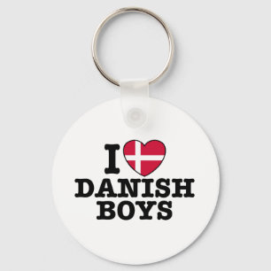 I Love Danish Boys Sleutelhanger