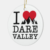"I Love Dare Valley" Ornament (Links)