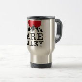 "I Love Dare Valley" Travel Mug Reisbeker (Voorkant rechts)