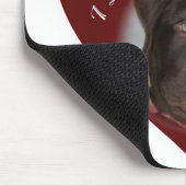 I Love Dark Chocolate - Chocolate Lab Muismat (Hoek)