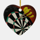 I Love Darts Keramisch Ornament (Voorkant)