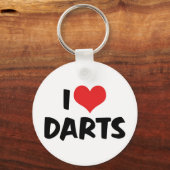 I Love Darts Sleutelhanger (Voorkant)