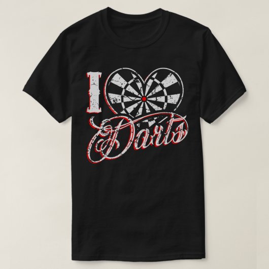I Love Darts T-shirt (Design voorkant)