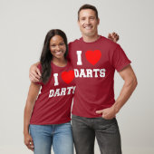 I Love Darts T-shirt (Unisex)