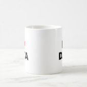 I Love Data Mug | Geek Coffee Cup Koffiemok (Center)