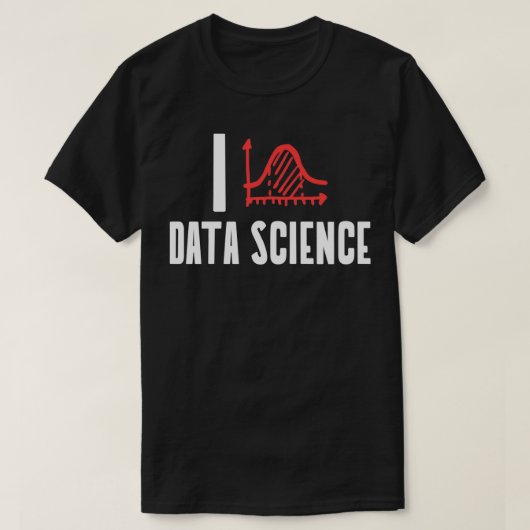 I Love Data Science T-shirt (Design voorkant)