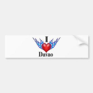 I Love Davao.jpg Bumpersticker