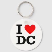 I Love DC Design Sleutelhanger (Voorkant)