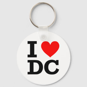 I Love DC Design Sleutelhanger