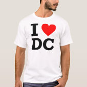 I Love DC Design T-shirt (Voorkant)