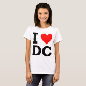 I Love DC Design T-shirt (Voorkant volledig)