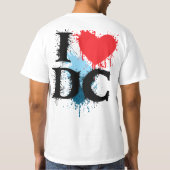 I Love DC - Schilderen T-shirt (Achterkant)