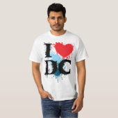 I Love DC - Schilderen T-shirt (Voorkant volledig)