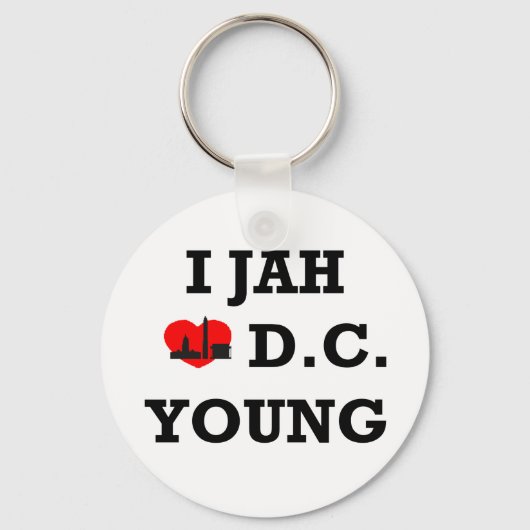 I Love DC Sleutelhanger (Voorkant)