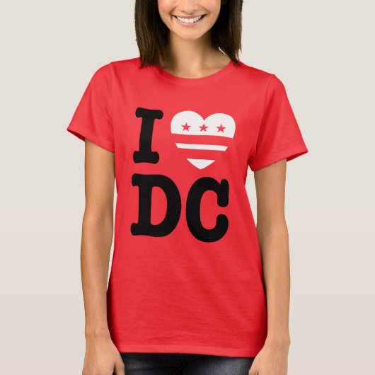 I Love DC T-shirt (Voorkant)