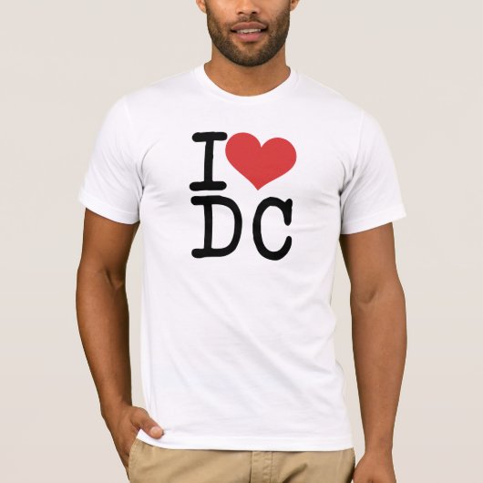 I Love DC T-shirt (Voorkant)