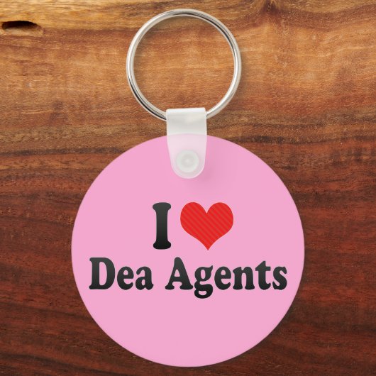 I Love Dea Agents Sleutelhanger (Voorkant)