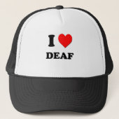 I Love Deaf Trucker Pet (Voorkant)