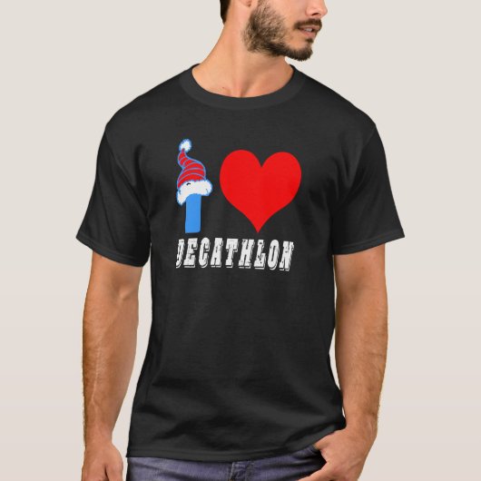 I Love Decathlon Design T-shirt (Voorkant)