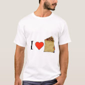 I Love Deep Dish Pizza T-shirt (Voorkant)
