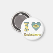 I love Delaware Magneet (Voorkant / Achterkant)