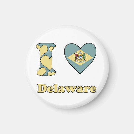 I love Delaware Magneet (Voorkant)