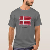 I Love Denmark, My Home, My Country, Heart Denmark T-shirt (Voorkant)