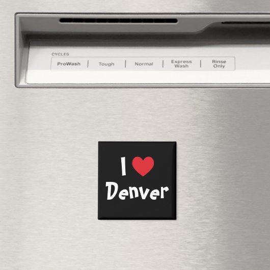 I Love Denver Magneet (Insitu (Vaatwasser))