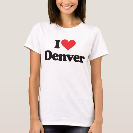 I Love Denver T-shirt (Voorkant)