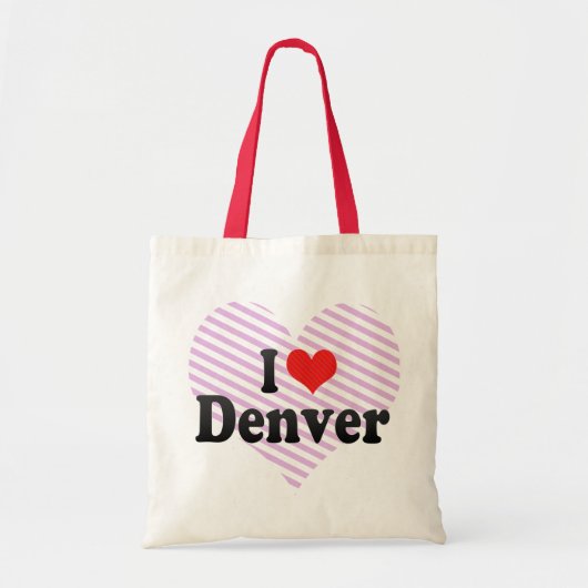 I Love Denver Tote Bag (Voorkant)