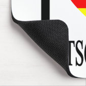 I Love Deutschland Germany German Flag Heart Muismat (Hoek)