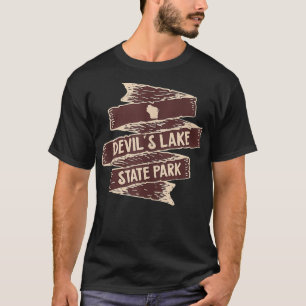 I Love Devils Lake State Park Wisconsin WI Hiking T-shirt