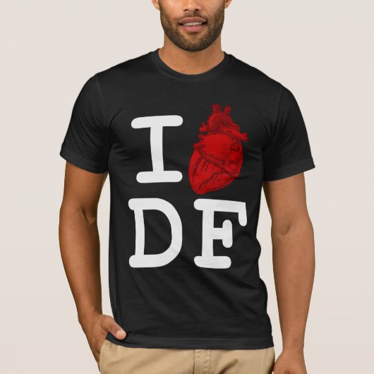 I Love DF T-shirt (Voorkant)