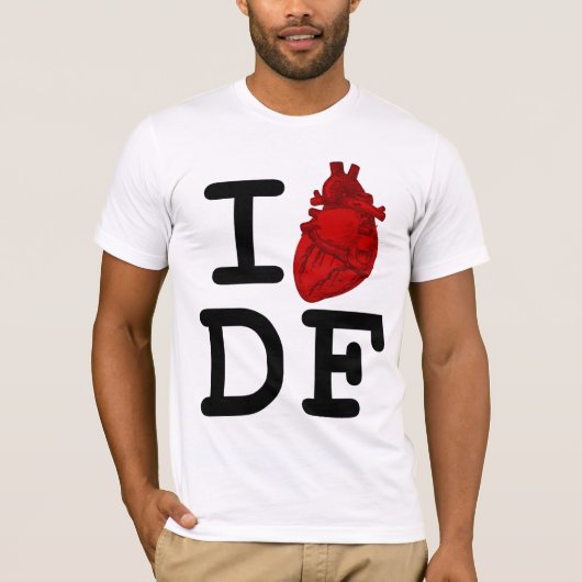 I Love DF T-shirt (Voorkant)