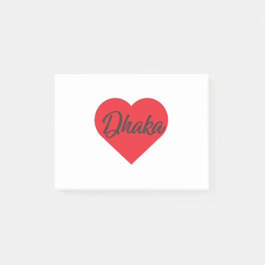 I Love Dhaka - Bangladesh Post-it® Notes (Voorkant)