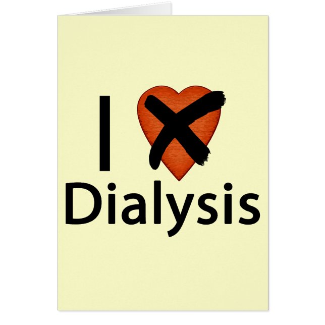 I Love Dialysis (NOT) (Voorkant)