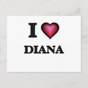 I Love Diana Briefkaart