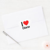 i love diana hart sticker (Envelop)