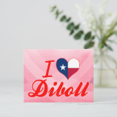 I Love Diboll, Texas Briefkaart (Staand voorkant)