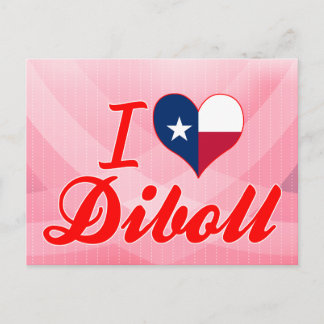 I Love Diboll, Texas Briefkaart