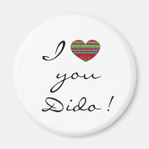 I Love Dido Ukraine Folk Art Magneet
