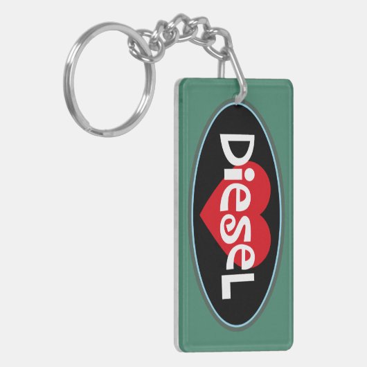 I Love Diesel Sleutelhanger (Voorkant Links)