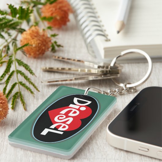 I Love Diesel Sleutelhanger (Voorkant Rechts)