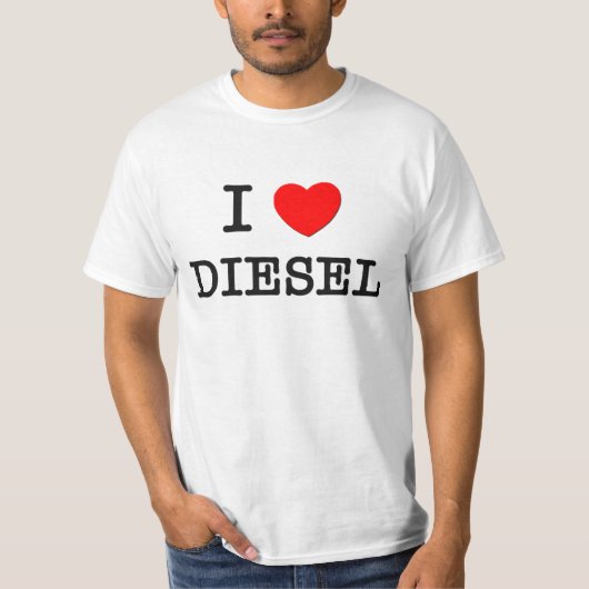 I Love Diesel T-shirt (Voorkant)