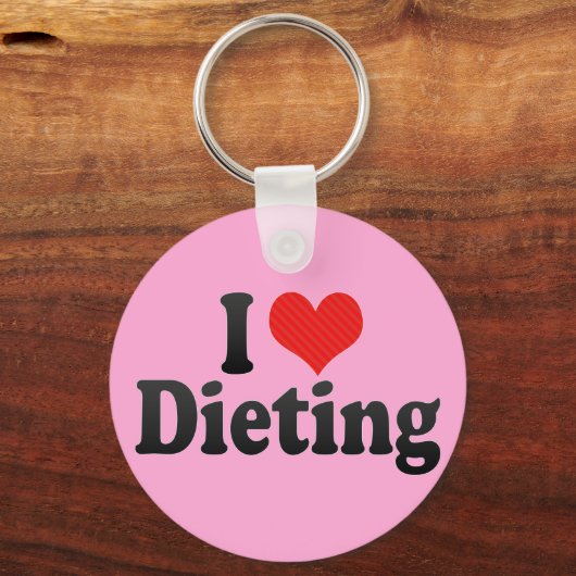 I Love Dieting Sleutelhanger (Voorkant)