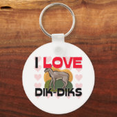 I Love Dik-Diks Sleutelhanger (Voorkant)