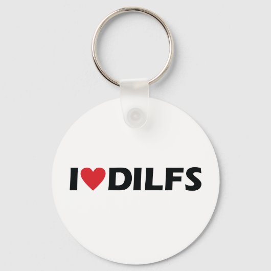 I Love DILFS Sleutelhanger (Voorkant)