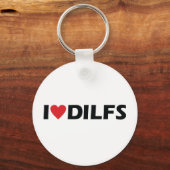 I Love DILFS Sleutelhanger (Voorkant)