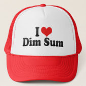 I Love Dim Sum Trucker Pet (Voorkant)