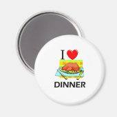 I Love Dinner Magneet (Voorkant / Achterkant)